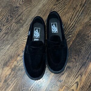Vans velvet loafers